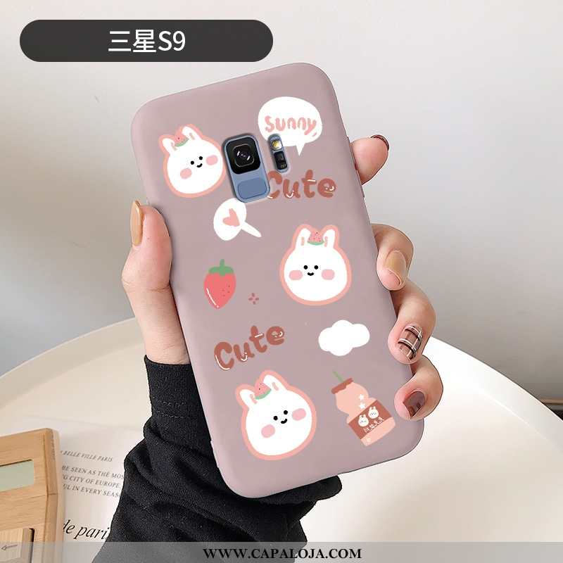 Capas Samsung Galaxy S9 Estiloso Verão Antiqueda Bonitos Rosa, Capa Samsung Galaxy S9 Fosco Baratas