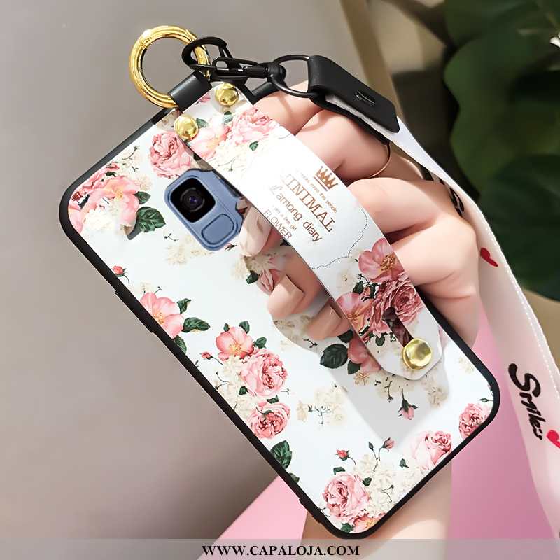 Capas Samsung Galaxy S9 Soft Tendencia Telemóvel Desenho Animado Branco, Capa Samsung Galaxy S9 Sili