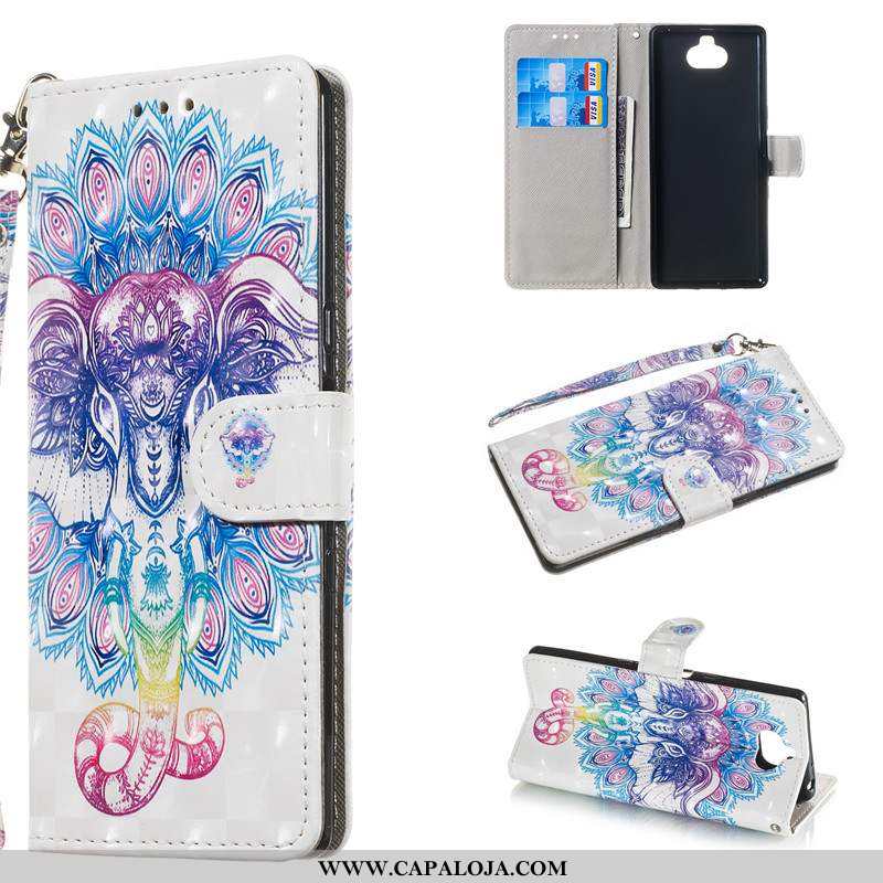Capas Sony Xperia 10 Fofas Rosa Cases Protetoras, Capa Sony Xperia 10 Couro Barato
