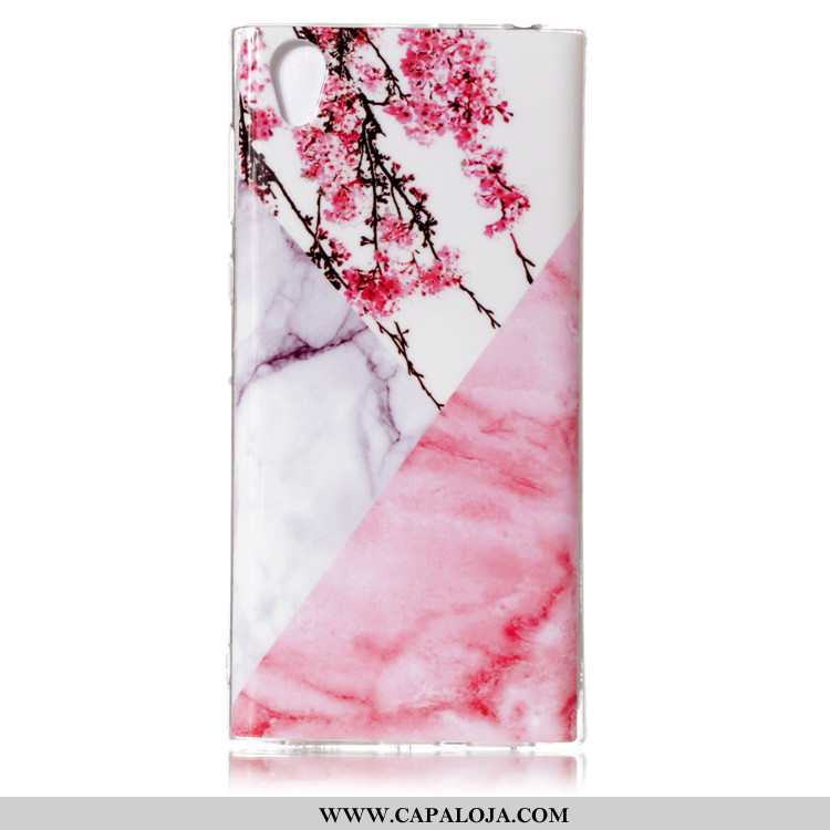Capas Sony Xperia L1 Criativas Marmore Cases Completa Rosa, Capa Sony Xperia L1 Antiqueda Barato