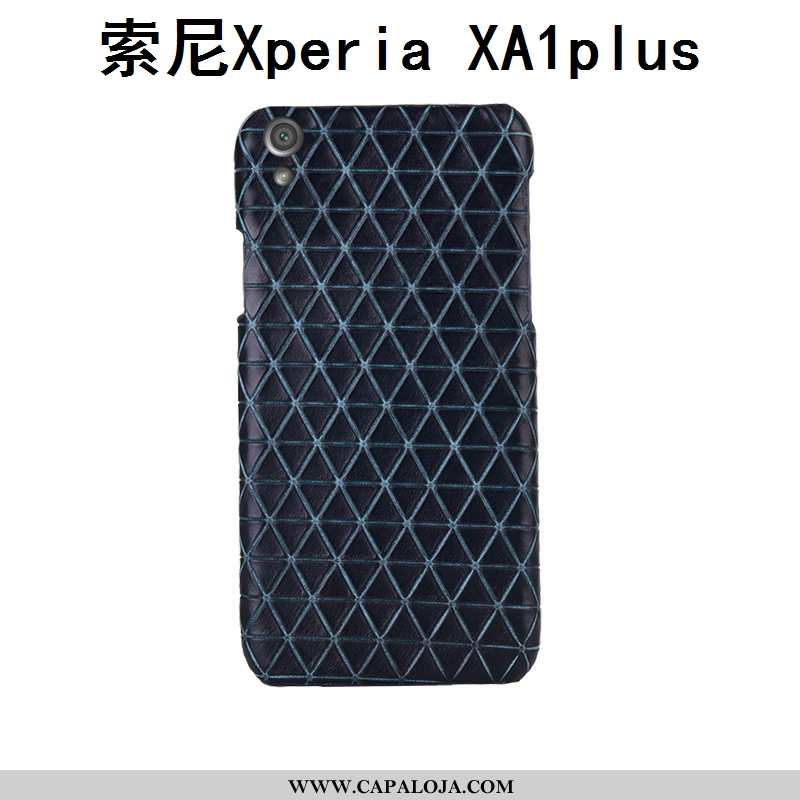 Capas Sony Xperia Xa1 Plus Couro Legitimo Criativas Personalizadas Preto, Capa Sony Xperia Xa1 Plus 