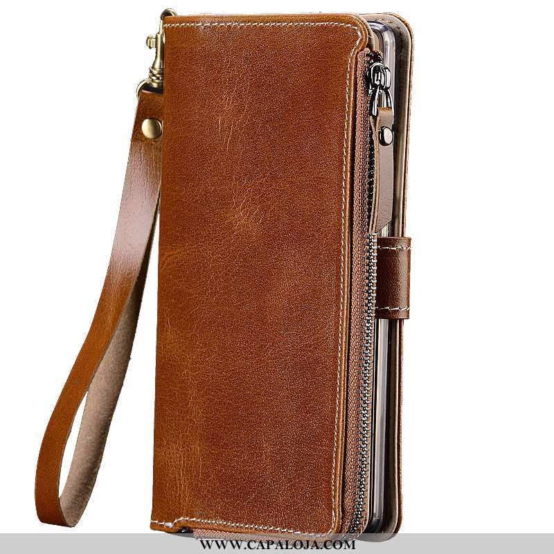 Capas Sony Xperia Xa1 Plus Protetoras Telemóvel Couro Cases Preto, Capa Sony Xperia Xa1 Plus Couro L