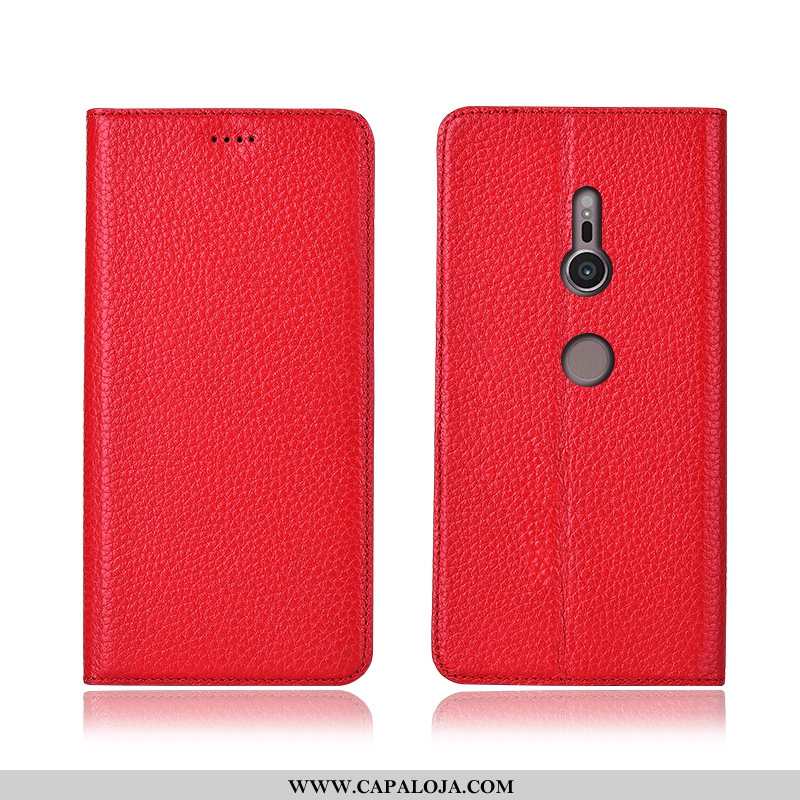 Capas Sony Xperia Xz3 Couro Genuíno Nova Preto Antiqueda, Capa Sony Xperia Xz3 Couro Baratas