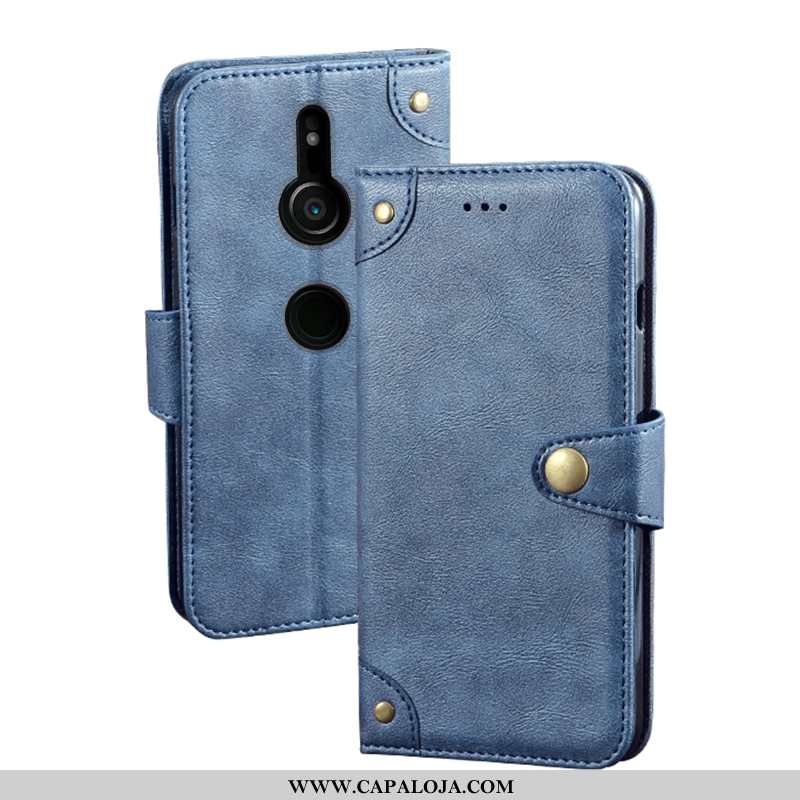 Capas Sony Xperia Xz3 Soft Carteira Telemóvel Vintage Preto, Capa Sony Xperia Xz3 Protetoras Comprar