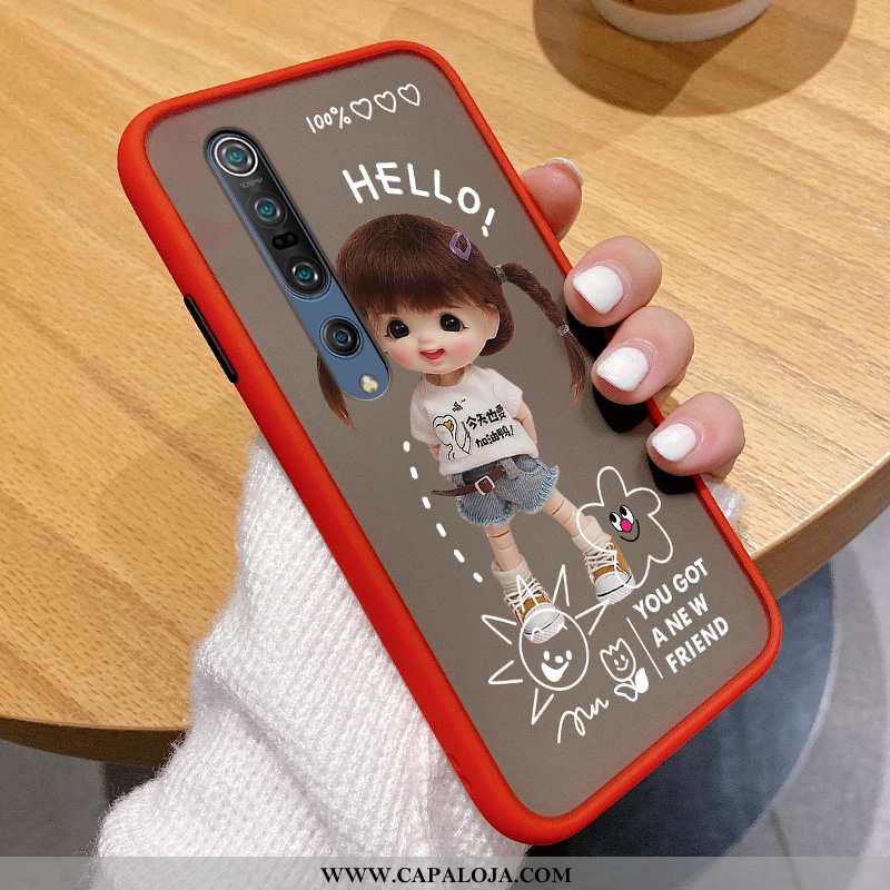 Capas Xiaomi Mi 10 Bonitos Menina Cases Telinha Verde, Capa Xiaomi Mi 10 Slim Comprar