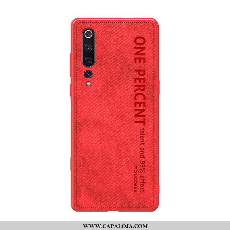 Capas Xiaomi Mi 10 Couro Pequena Soft Personalizada Vermelho, Capa Xiaomi Mi 10 Tendencia Venda