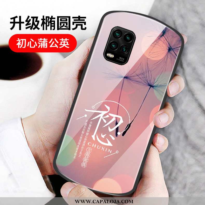 Capas Xiaomi Mi 10 Lite Personalizado Rosto Oval Antiqueda Telemóvel Rosa, Capa Xiaomi Mi 10 Lite Pr