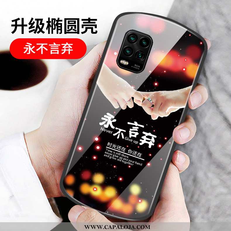 Capas Xiaomi Mi 10 Lite Personalizado Rosto Oval Antiqueda Telemóvel Rosa, Capa Xiaomi Mi 10 Lite Pr