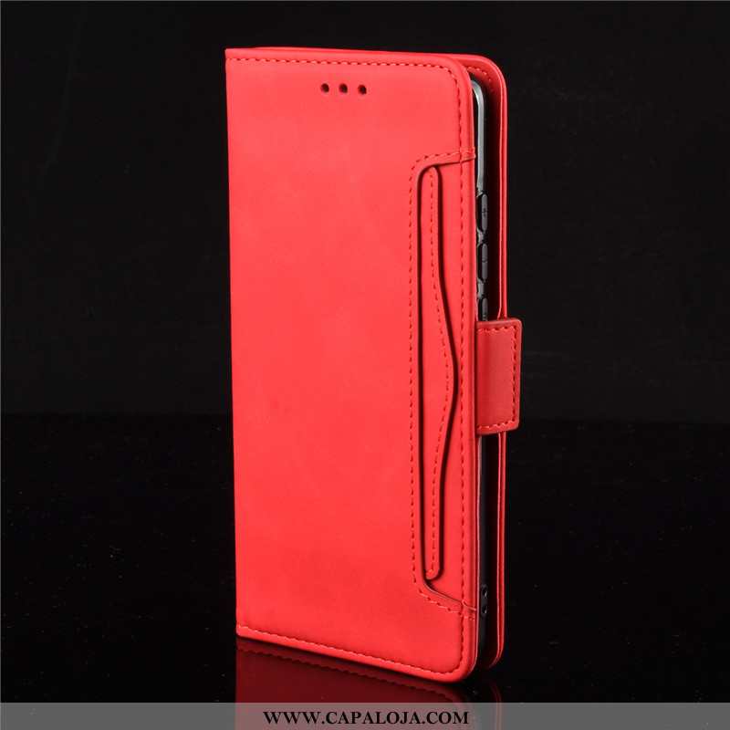 Capas Xiaomi Mi 10 Pro Couro Telemóvel Vermelha Vermelho, Capa Xiaomi Mi 10 Pro Protetoras Comprar