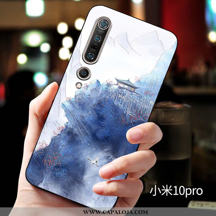 Capas Xiaomi Mi 10 Pro Silicone Midi Criativas Tendencia Azul, Capa Xiaomi Mi 10 Pro Fosco Venda