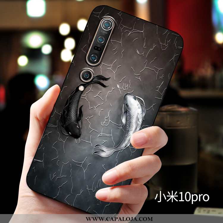 Capas Xiaomi Mi 10 Pro Silicone Midi Criativas Tendencia Azul, Capa Xiaomi Mi 10 Pro Fosco Venda