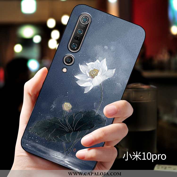 Capas Xiaomi Mi 10 Pro Silicone Midi Criativas Tendencia Azul, Capa Xiaomi Mi 10 Pro Fosco Venda