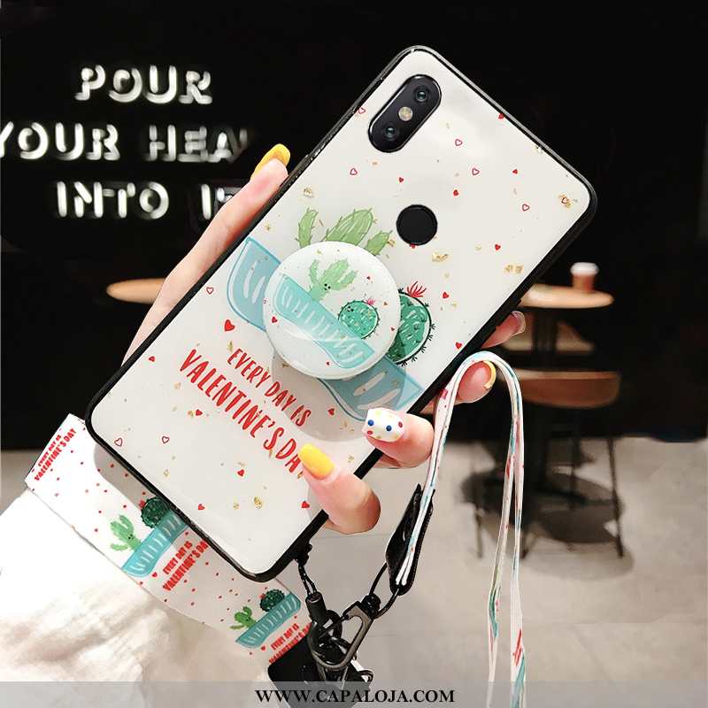 Capas Xiaomi Mi 8 Super Completa Verao Silicone Verde, Capa Xiaomi Mi 8 Protetoras Baratas