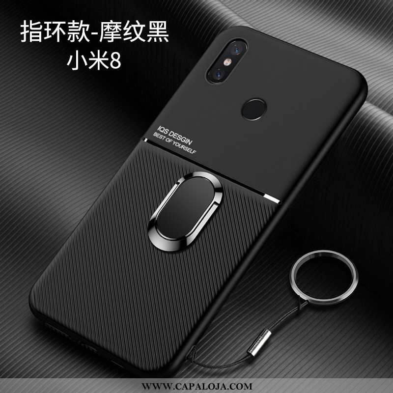 Capas Xiaomi Mi 8 Super Suporte Soft Cases Azul, Capa Xiaomi Mi 8 Protetoras Baratos
