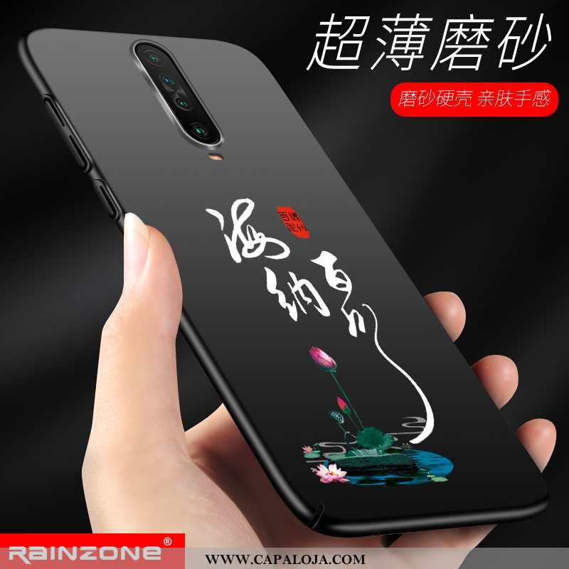Capas Xiaomi Mi 9t Fosco Vermelha Silicone Preto, Capa Xiaomi Mi 9t Slim Comprar