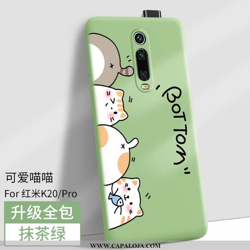 Capas Xiaomi Mi 9t Pro Silicone Vermelha Telemóvel Super Verde, Capa Xiaomi Mi 9t Pro Fosco Barato