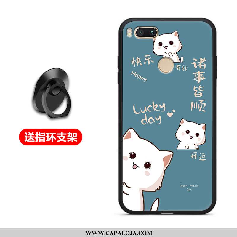 Capas Xiaomi Mi A1 Fosco Antiqueda Telemóvel Preto, Capa Xiaomi Mi A1 Tendencia Comprar