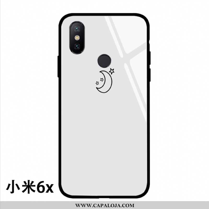 Capas Xiaomi Mi A2 Cordao Discovery Completa Vidro Branco, Capa Xiaomi Mi A2 Criativas Barato