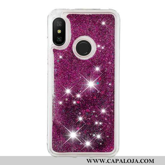 Capas Xiaomi Mi A2 Lite Criativas Cases Vermelha Antiqueda Roxo, Capa Xiaomi Mi A2 Lite Desenho Anim