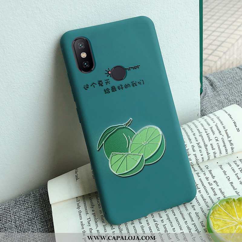Capas Xiaomi Mi A2 Lite Protetoras Completa Criativas Super Verde, Capa Xiaomi Mi A2 Lite Silicone V