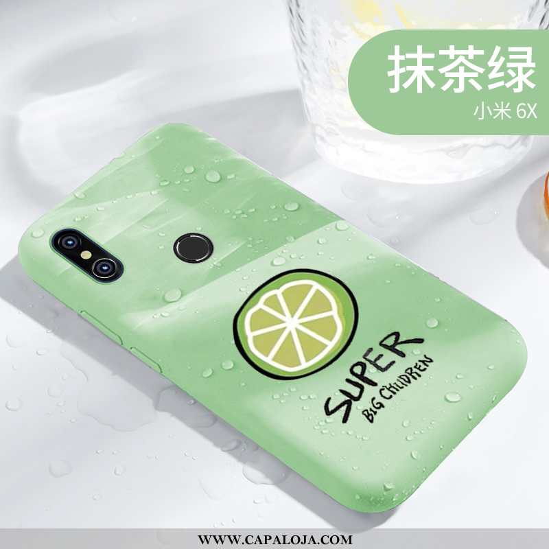 Capas Xiaomi Mi A2 Protetoras Personalizada Fofas Pequena Verde, Capa Xiaomi Mi A2 Silicone Online