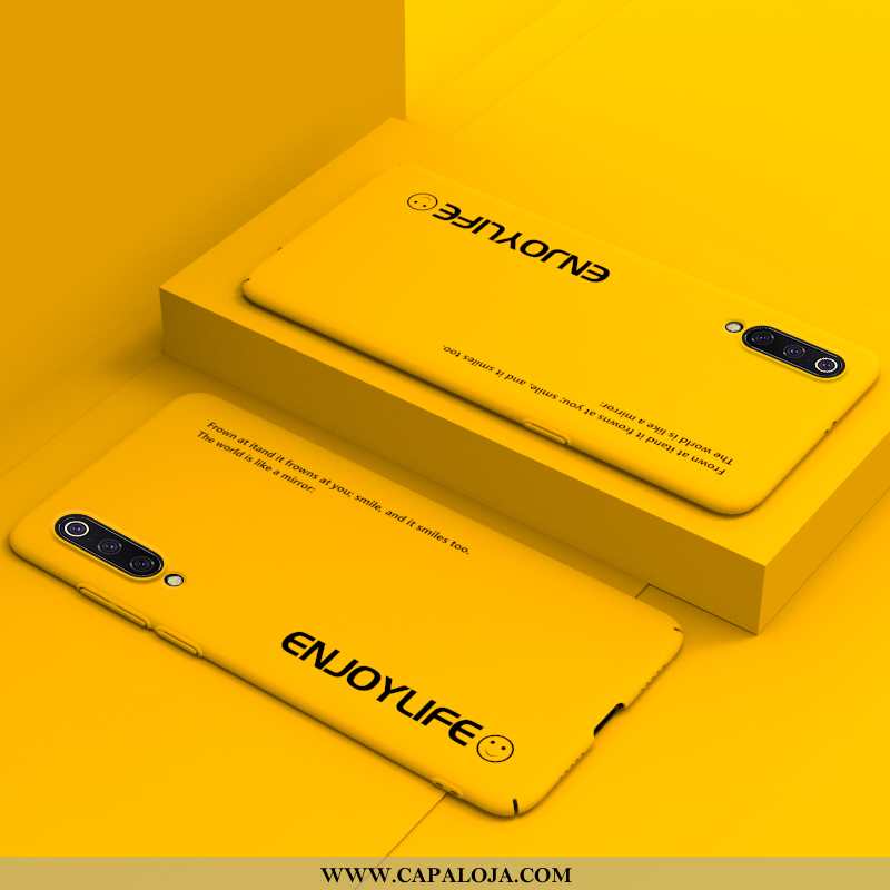 Capas Xiaomi Mi A3 Criativas Pequena Completa Fosco Vermelho, Capa Xiaomi Mi A3 Tendencia Barato