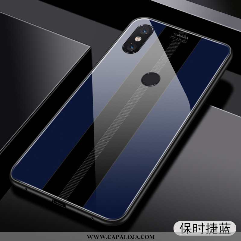 Capas Xiaomi Mi Max 3 Slim Masculino Criativas Novas Preto, Capa Xiaomi Mi Max 3 Tendencia Baratas