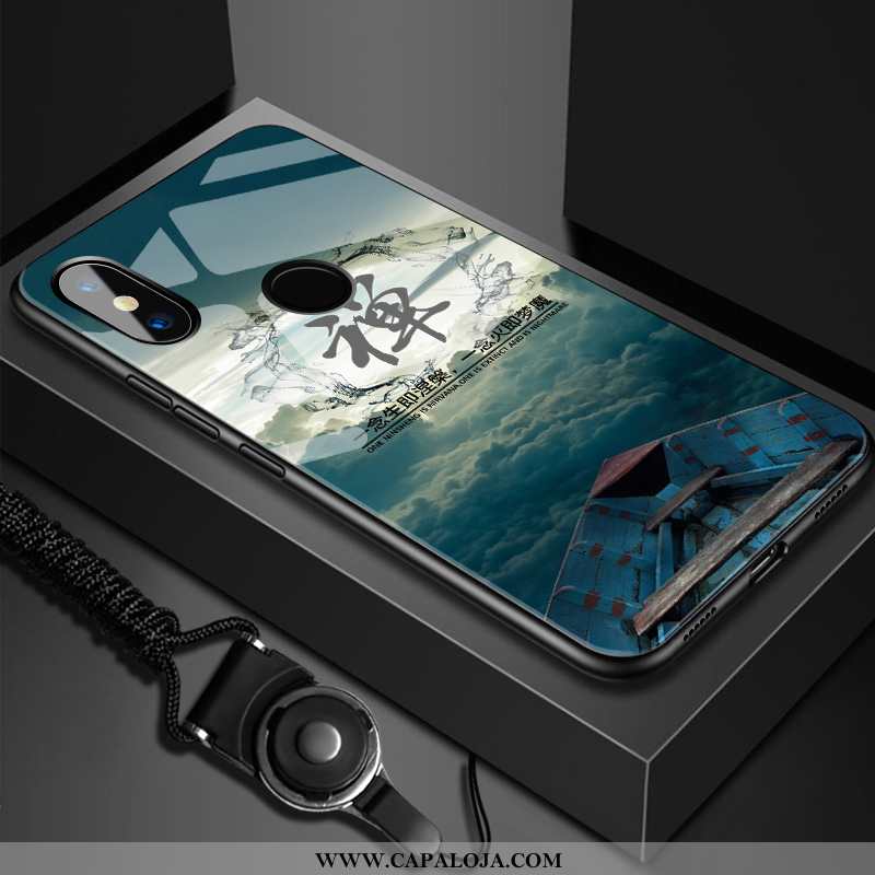 Capas Xiaomi Mi Max 3 Vidro Telemóvel Preto, Capa Xiaomi Mi Max 3 Personalizada Barato