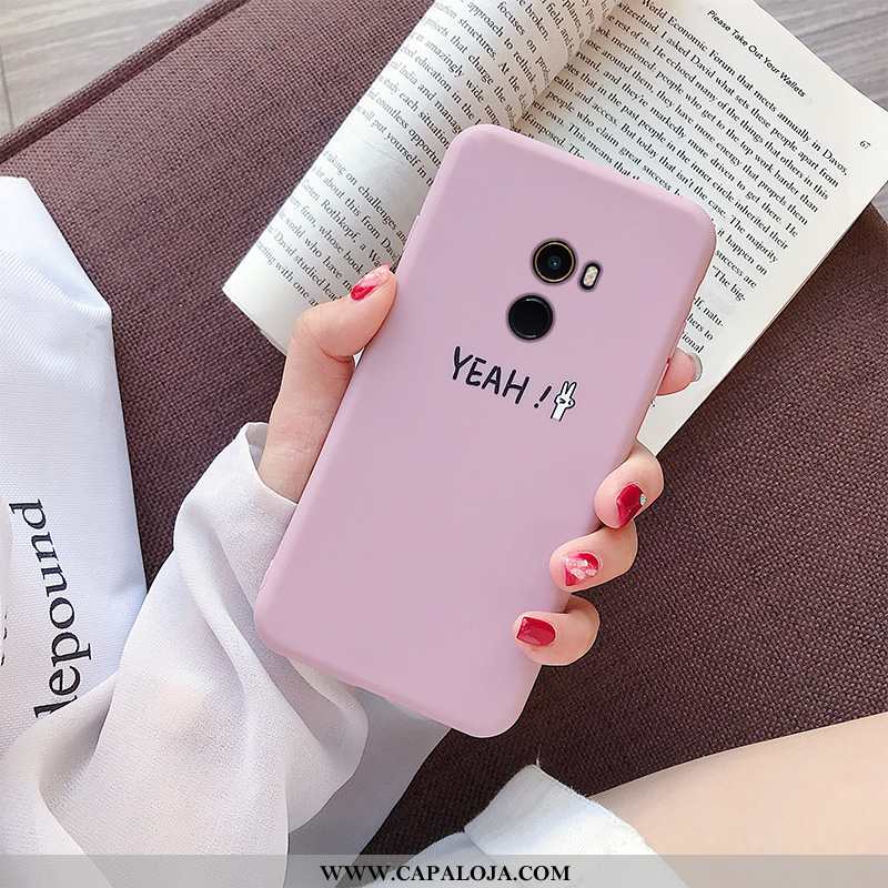 Capas Xiaomi Mi Mix 2 Silicone Antiqueda Completa Verde, Capa Xiaomi Mi Mix 2 Soft Baratas