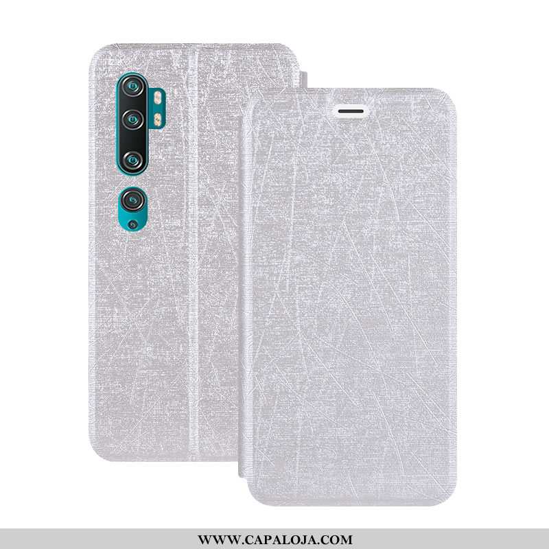 Capas Xiaomi Mi Note 10 Silicone Soft Completa Dourado, Capa Xiaomi Mi Note 10 Couro Promoção
