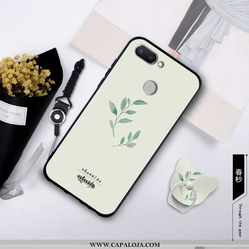 Capas Xiaomi Redmi 6 Silicone Personalizada Telemóvel Soft Azul, Capa Xiaomi Redmi 6 Fosco Promoção