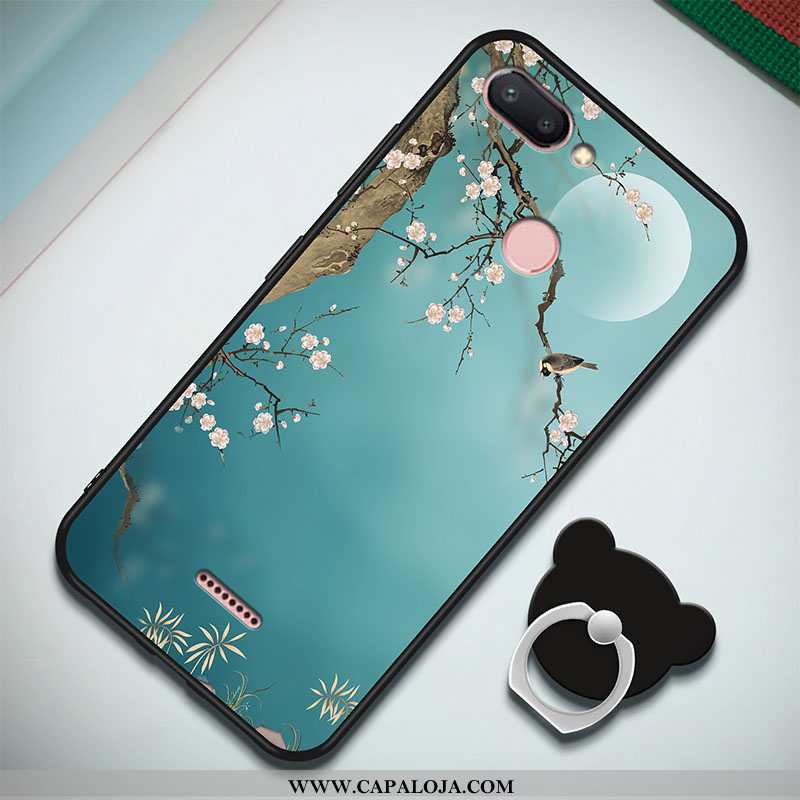 Capas Xiaomi Redmi 6 Silicone Telemóvel Protetoras Azul, Capa Xiaomi Redmi 6 Personalizado Comprar