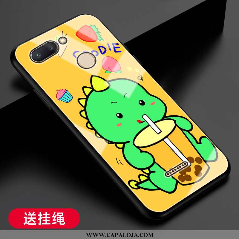 Capas Xiaomi Redmi 6 Vidro Masculino Pequena Novas Amarelo, Capa Xiaomi Redmi 6 Cordao Venda