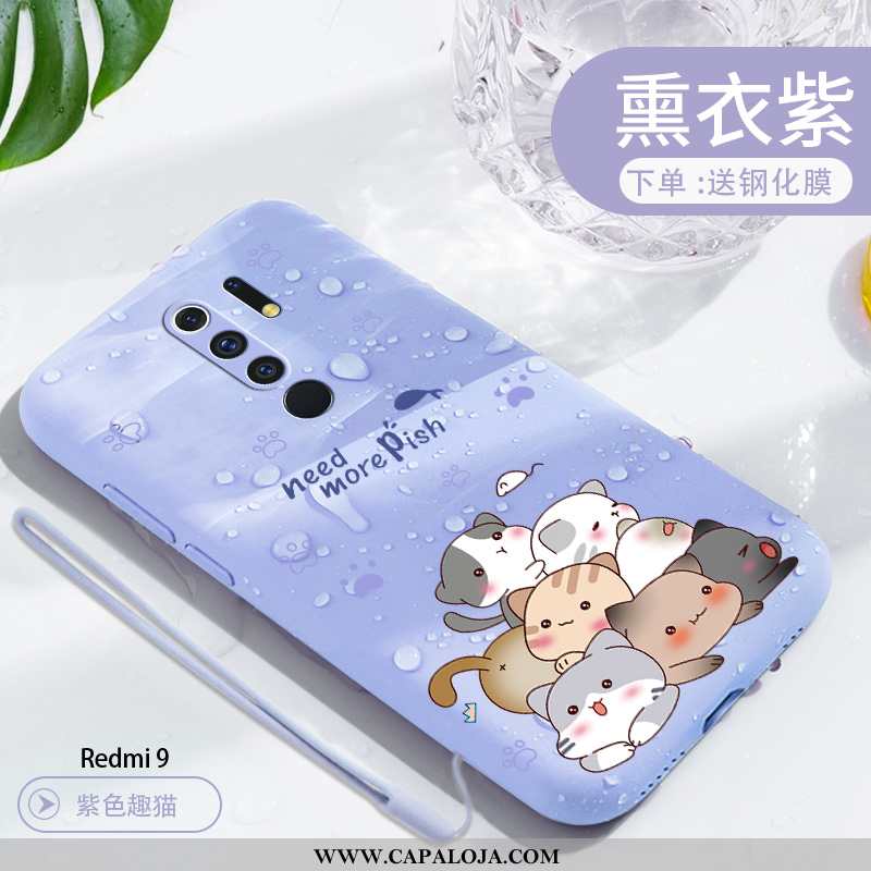 Capas Xiaomi Redmi 9 Fofas Soft Completa Criativas Verde, Capa Xiaomi Redmi 9 Slim Venda