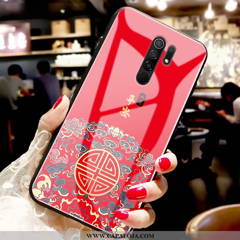 Capas Xiaomi Redmi 9 Tendencia Masculino Cases Vermelha Vermelho, Capa Xiaomi Redmi 9 Soft Barato