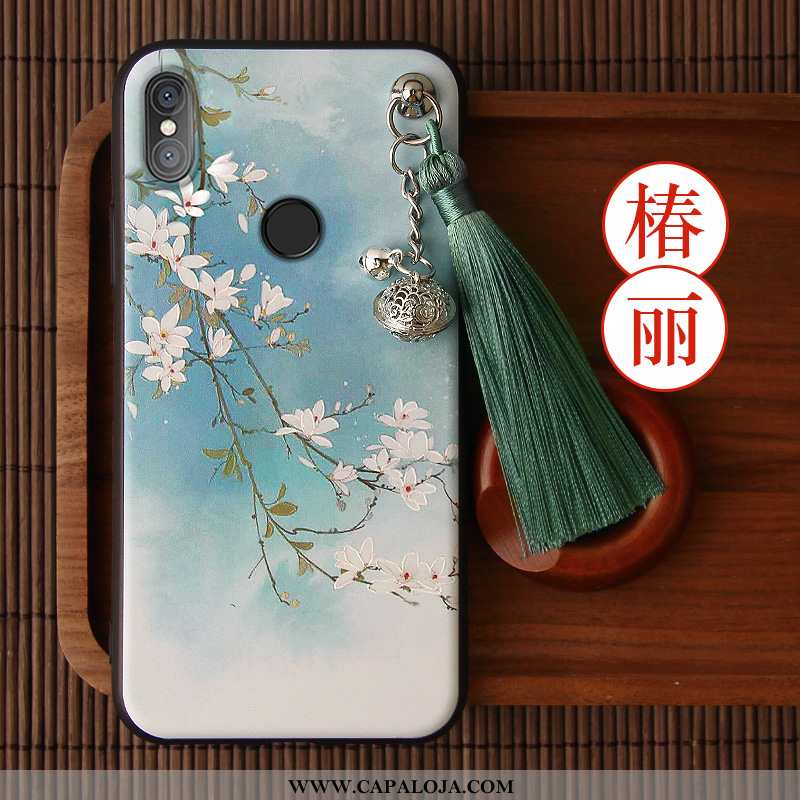 Capas Xiaomi Redmi Note 5 Retro Cases Midi Franja Vermelho, Capa Xiaomi Redmi Note 5 Tendencia Onlin