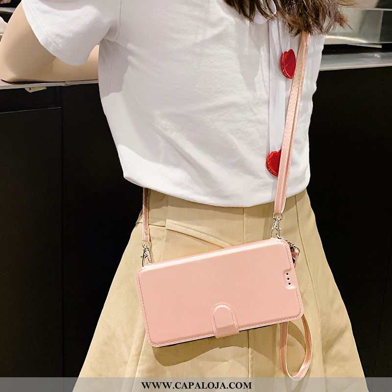 Capas Xiaomi Redmi Note 6 Pro Couro Telinha Antiqueda Strapback Rosa, Capa Xiaomi Redmi Note 6 Pro V