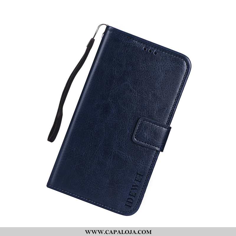 Capas Xiaomi Redmi Note 6 Pro Criativas Suporte Couro Castanho, Capa Xiaomi Redmi Note 6 Pro Carteir