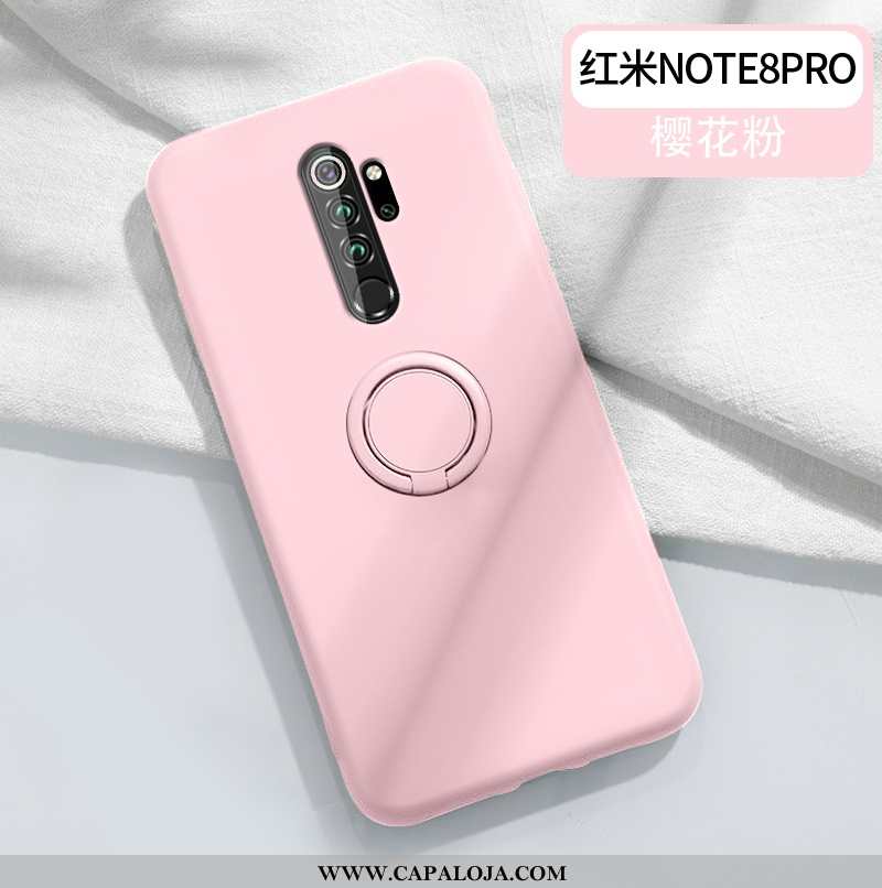 Capas Xiaomi Redmi Note 8 Pro Silicone Pequena Protetoras Vermelho, Capa Xiaomi Redmi Note 8 Pro Sof
