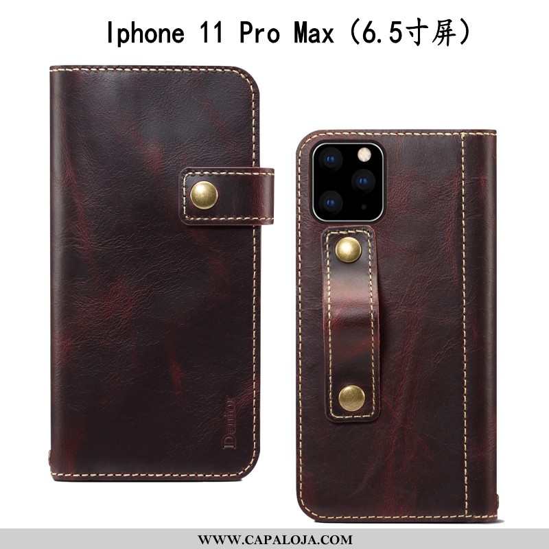 Capas iPhone 11 Pro Max Couro Cover Vaca Azul Escuro, Capa iPhone 11 Pro Max Soft Comprar
