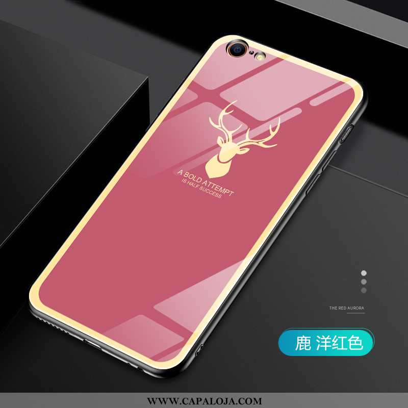 Capas iPhone 6/6s Plus Tendencia Estilosas Personalizada Malha Vermelho, Capa iPhone 6/6s Plus Soft 