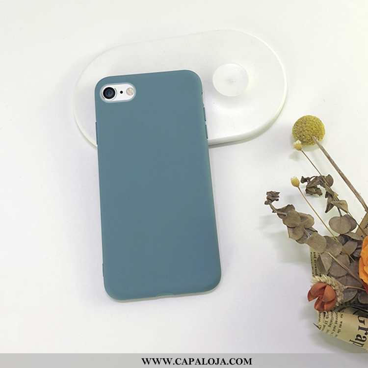 Capas iPhone 6/6s Silicone Feminino Cases Azul, Capa iPhone 6/6s Soft Baratos