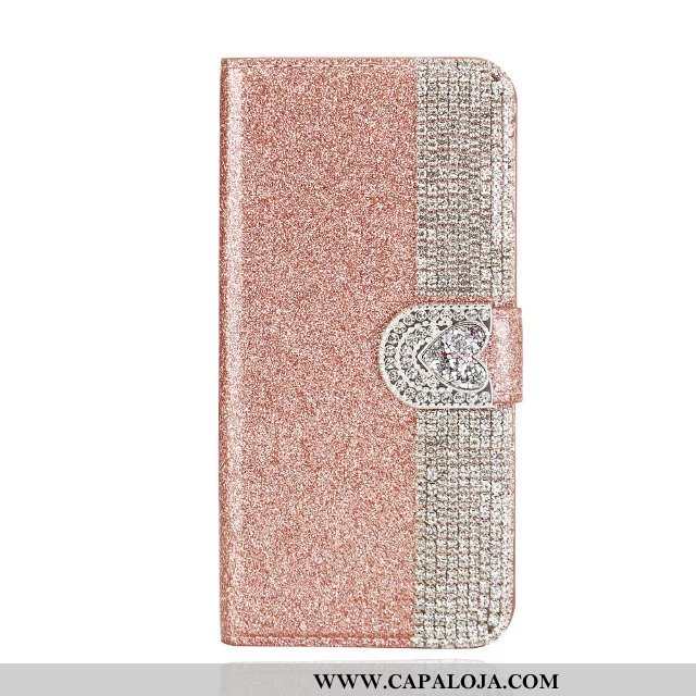 Capas iPhone 7 Couro Feminino Cases Preto, Capa iPhone 7 Coração Baratas