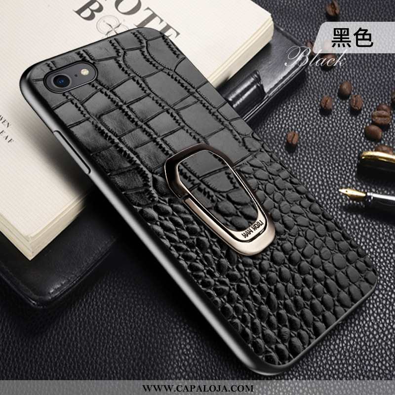 Capas iPhone 8 Criativas Vaca Masculino Completa Castanho, Capa iPhone 8 Couro Genuíno Comprar