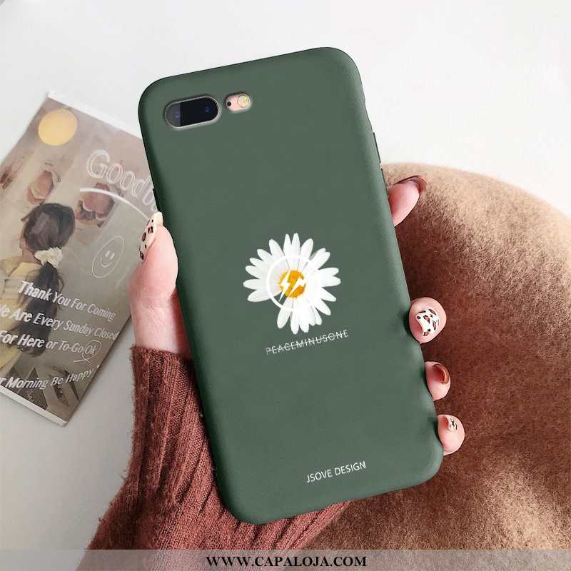 Capas iPhone 8 Plus Soft Silicone Completa Cases Verde, Capa iPhone 8 Plus Protetoras Venda