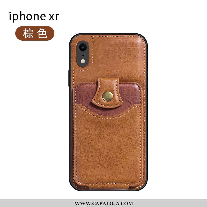 Capas iPhone Xr Couro Antiqueda Suporte Cinza, Capa iPhone Xr Vermelha Comprar