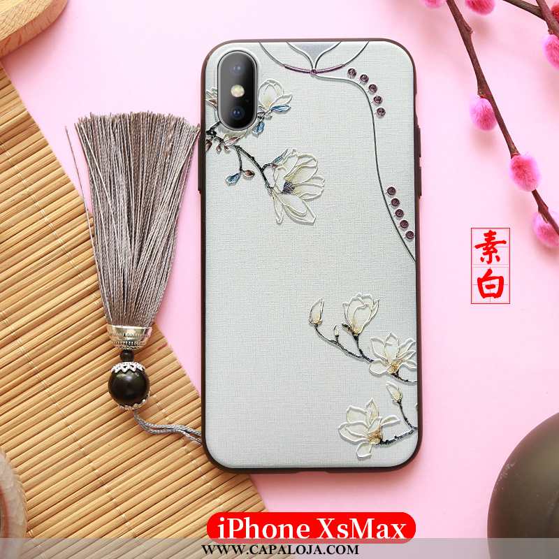 Capas iPhone Xs Max Criativas Palace Telemóvel Nova Azul, Capa iPhone Xs Max Slim Baratas