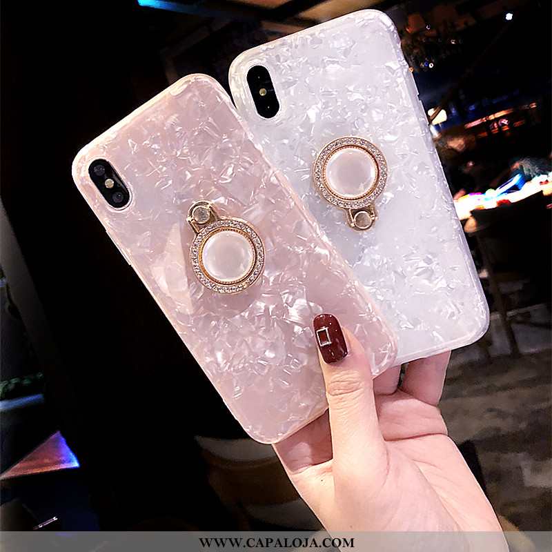 Capas iPhone Xs Max Silicone Malha Feminino Rosa, Capa iPhone Xs Max Vermelha Baratos