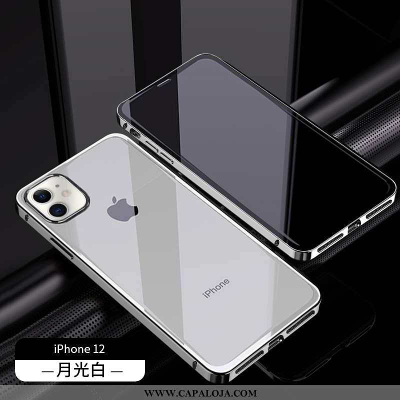Capa iPhone 12 Luxo Antiqueda Telemóvel Tendencia Preto, Capas iPhone 12 Personalizada Comprar