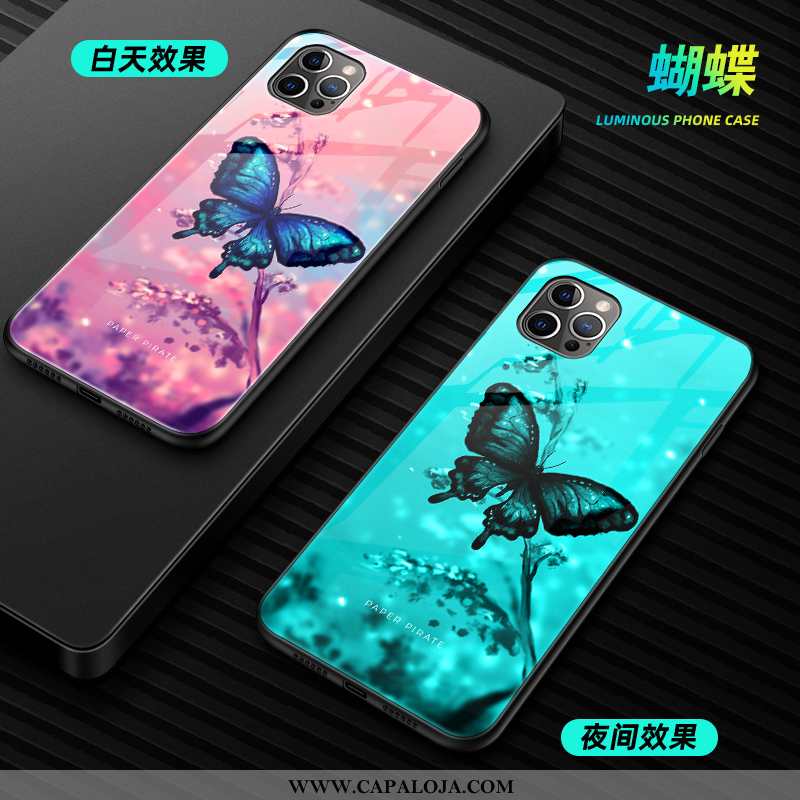 Capa iPhone 12 Pro Tendencia Antiqueda Luminosa Malha Rosa, Capas iPhone 12 Pro Protetoras Comprar
